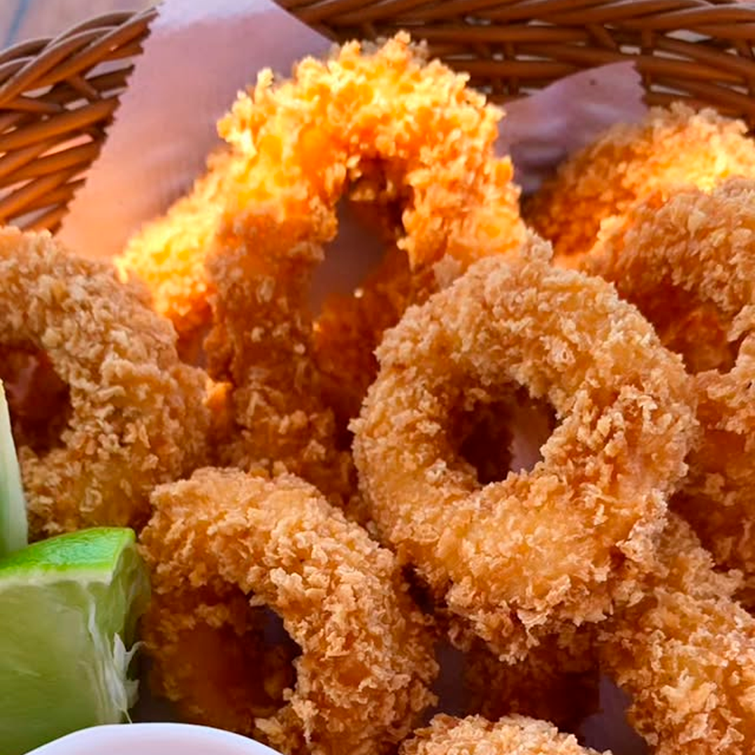 Camarão Empanado com Limão